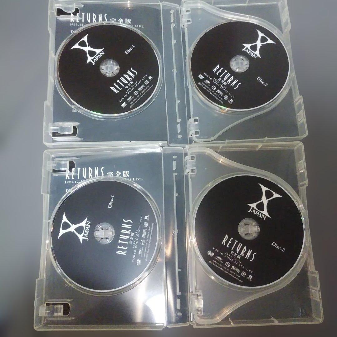 X JAPAN RETURNS 完全版 DVD　ポストカード付き