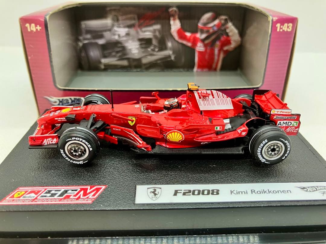 ★フェラーリ F2008 #1★K.ライコネン★ホットウィール★1/43★