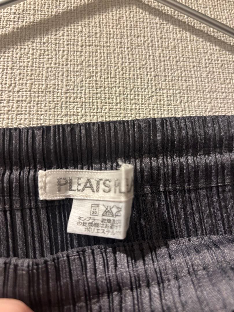 pleatspleaseスカート　グレー