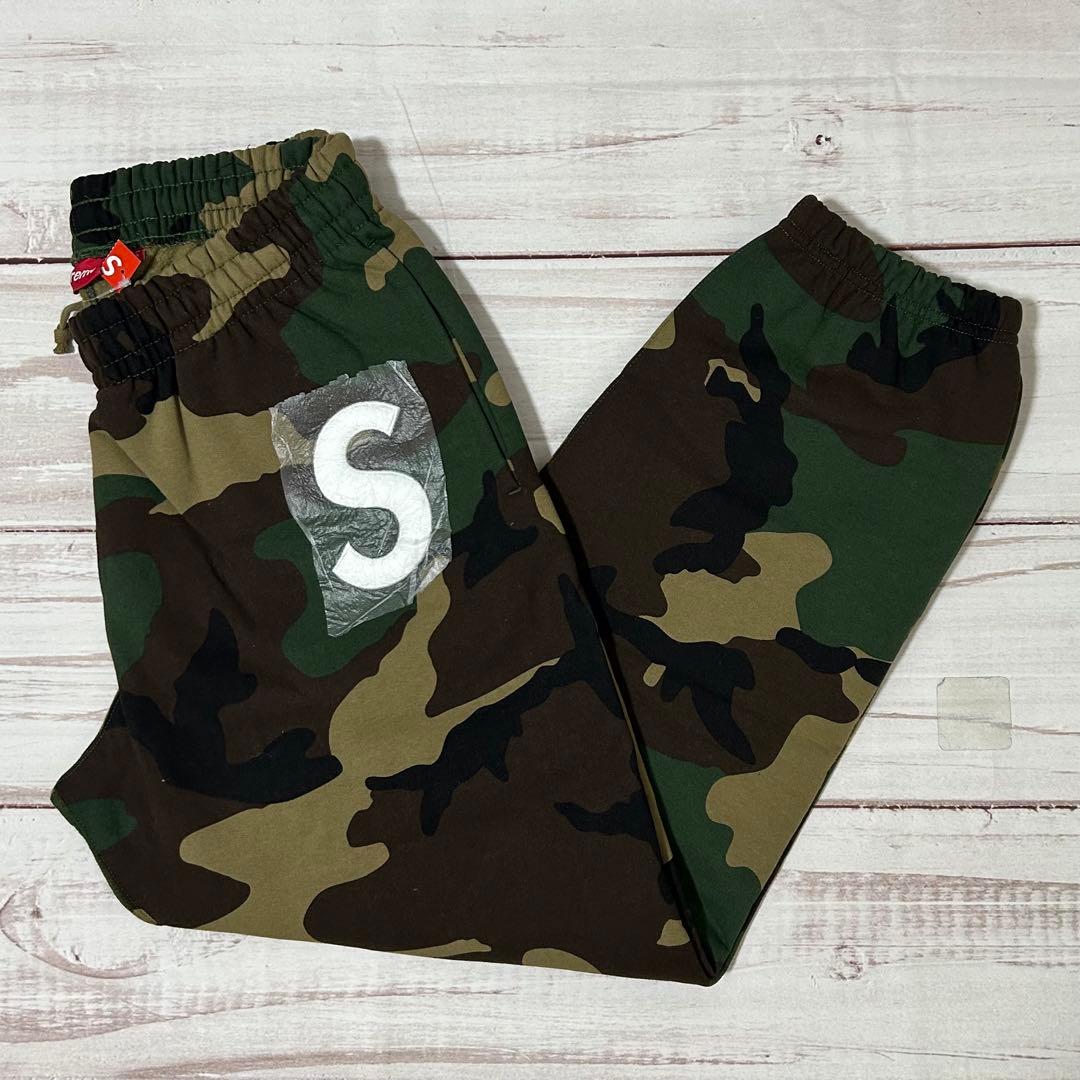 パンツ Supreme S Logo Sweatpant Woodland Camo S