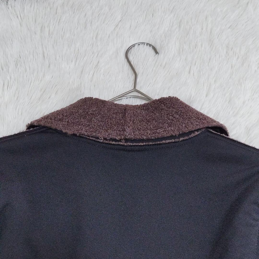 18245✨フェンディ ボア ロングコート ブラック 黒 42 L レディース