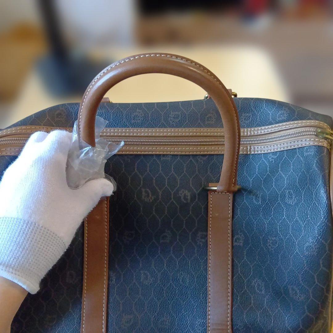 Christian Dior ボストンバッグ ブラウン ハニカム