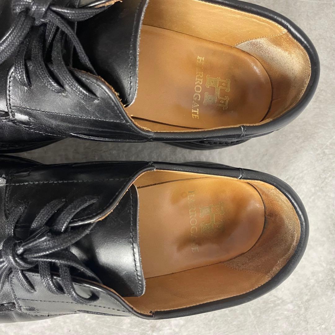 HARROGATE SLOANE デッキシューズ UK7.5 ブラック