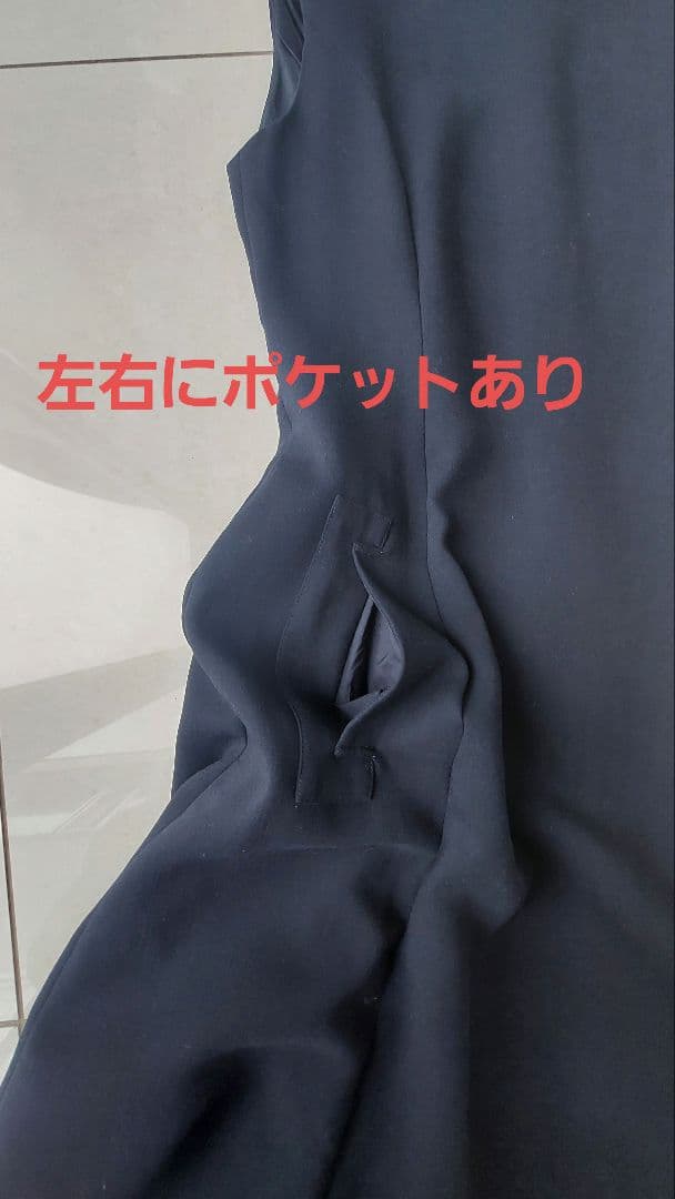 FOXY☆40☆ネイビー ノースリーブ☆ ひざ丈ワンピース