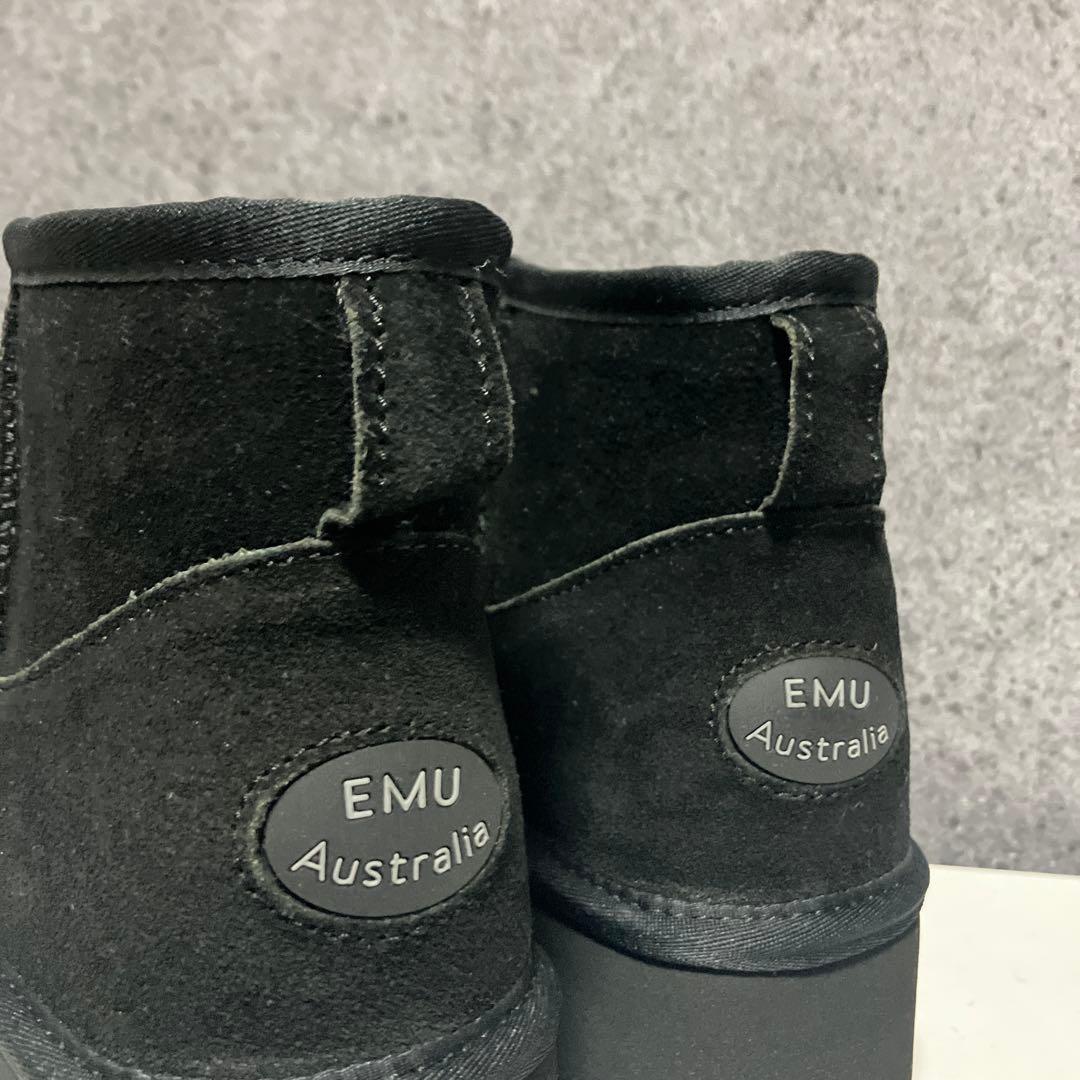 EMU エミュ　ムートンブーツ　ショート丈 ミニ丈 ショートブーツ　厚底