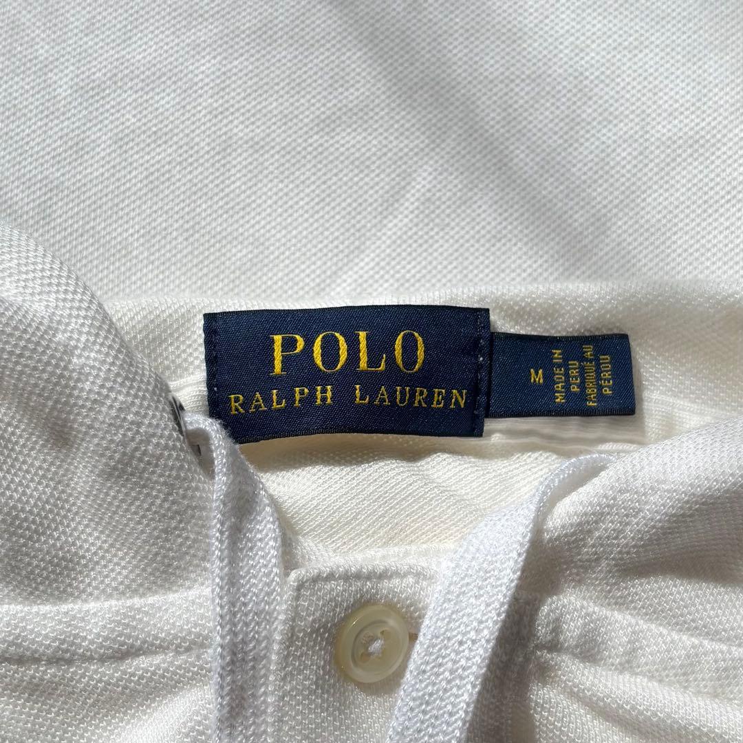 Polo Ralph Lauren フード付きポロシャツ M ホワイト