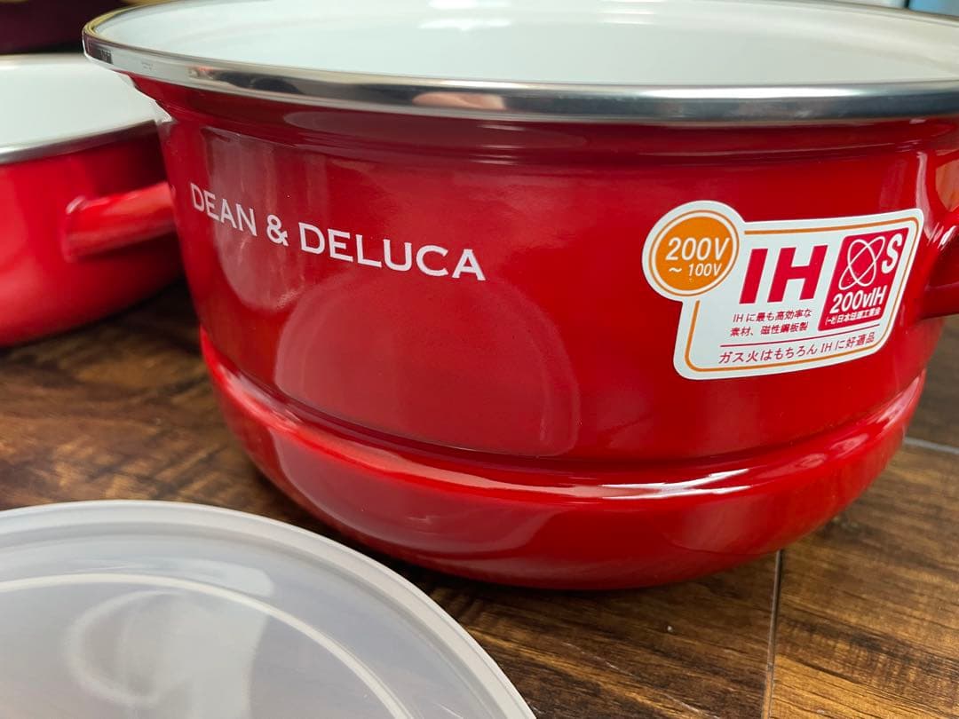 DEAN & DELUCA キャセロール　数量限定　レッド