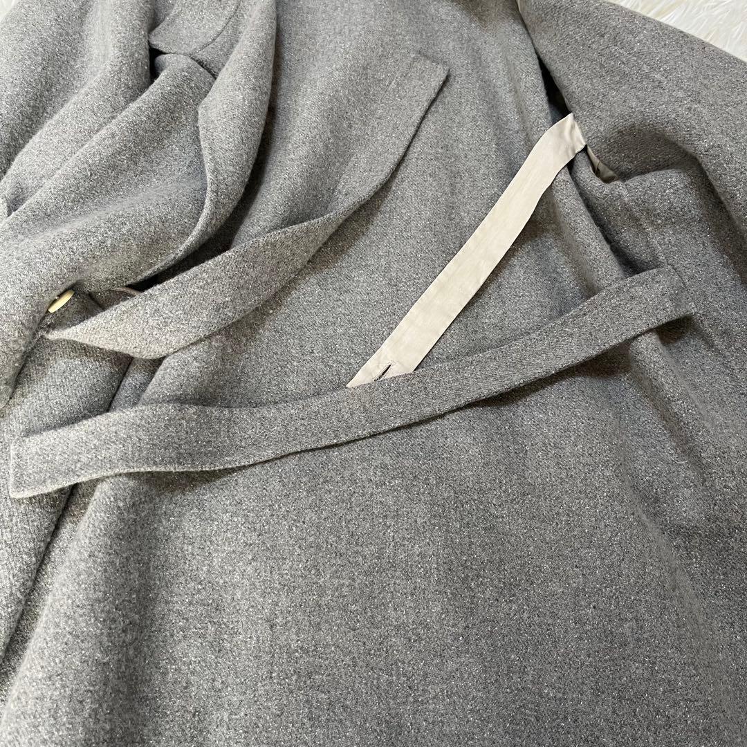 最終価格！【美品】08sircus ゼロエイト　12万コート　1 グレー　シルク
