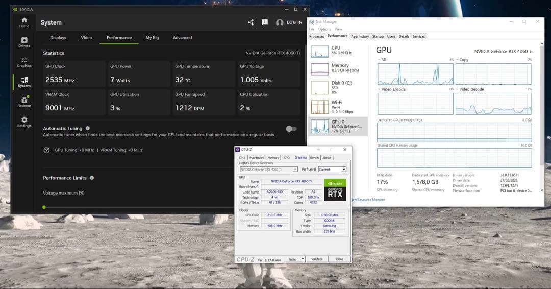 ジャンク- MSI GeForce RTX 4060 Ti Ventus 2X