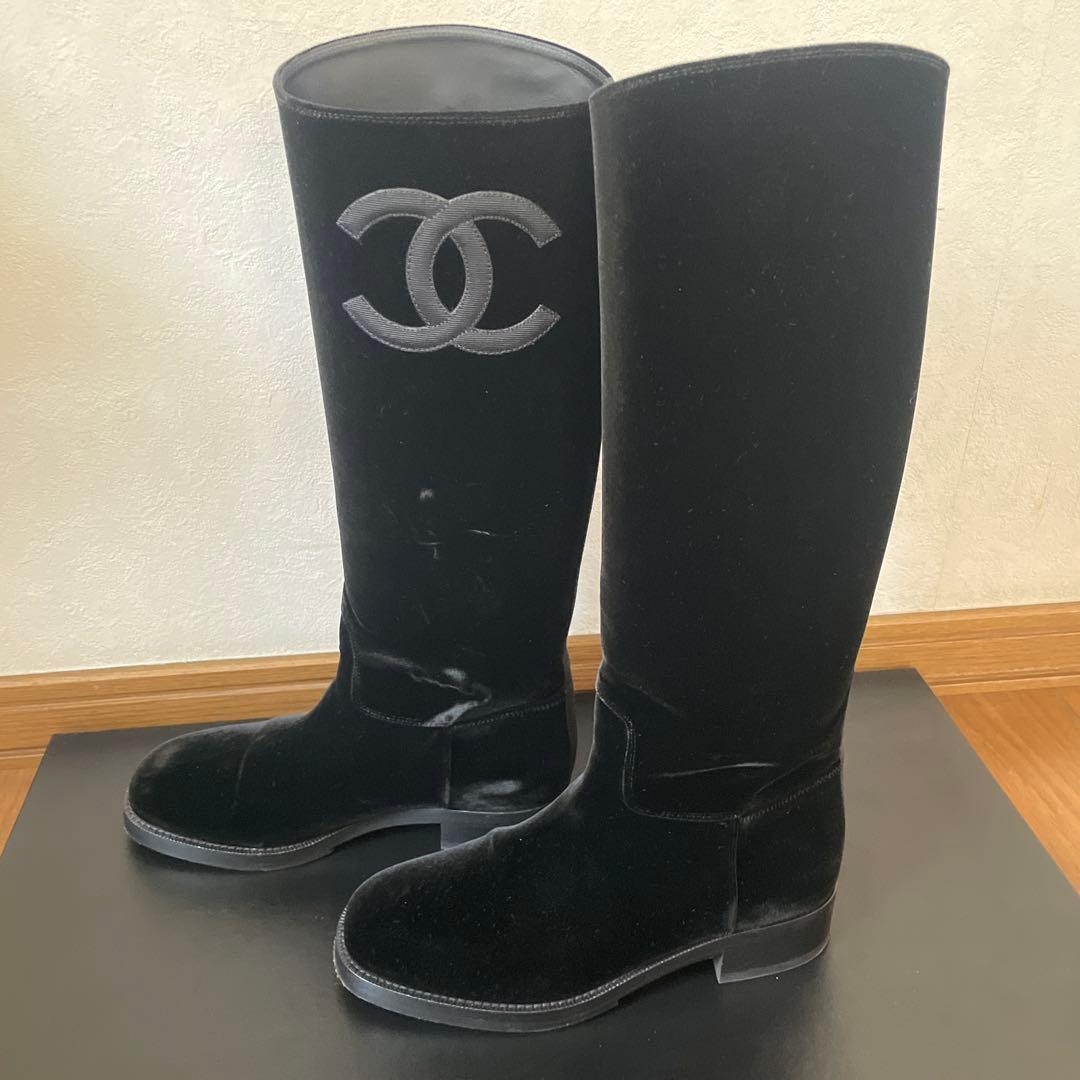 CHANEL ロングブーツ