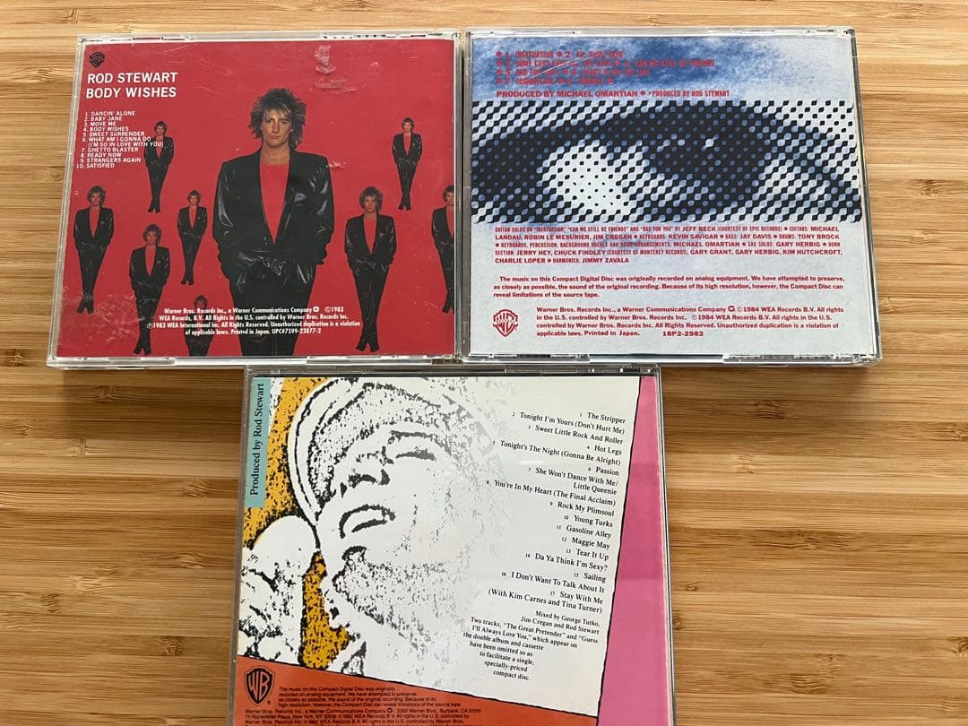 【希少】ロッド・スチュワート CD 3枚セット 全盛期名盤