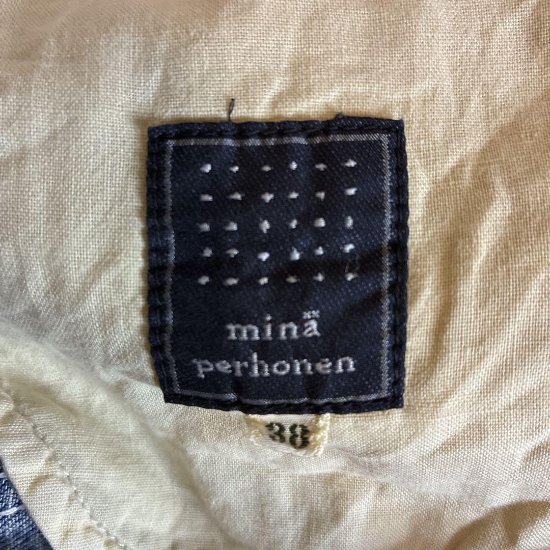 【美品】mina perhonen ミナペルホネン alwaysデニムパンツ38