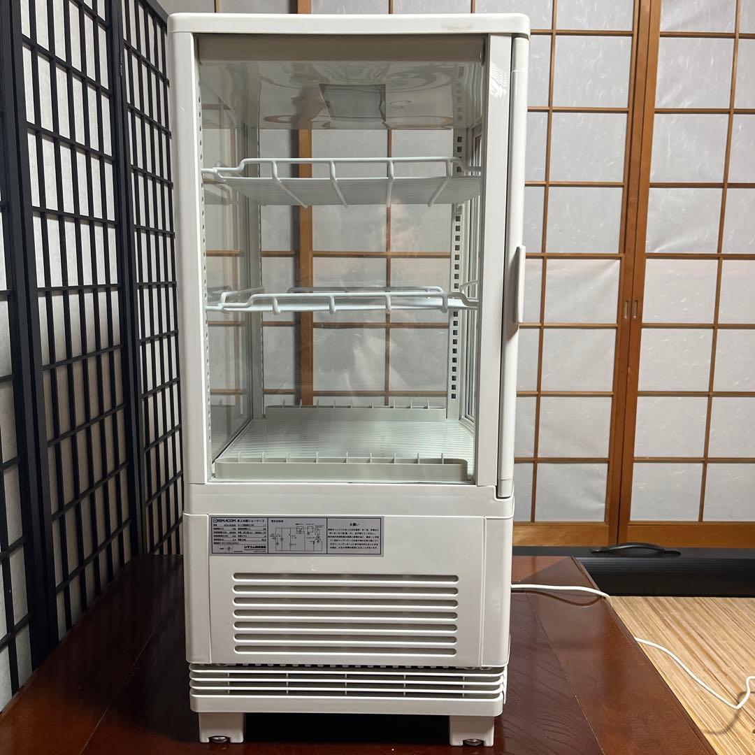 美品 レマコム 4面ガラス 冷蔵ショーケース RCS-4G63S 中古動作品