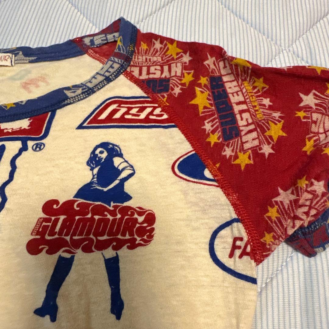 初期　HYSTERIC GLAMOUR 総柄Tシャツ　半袖