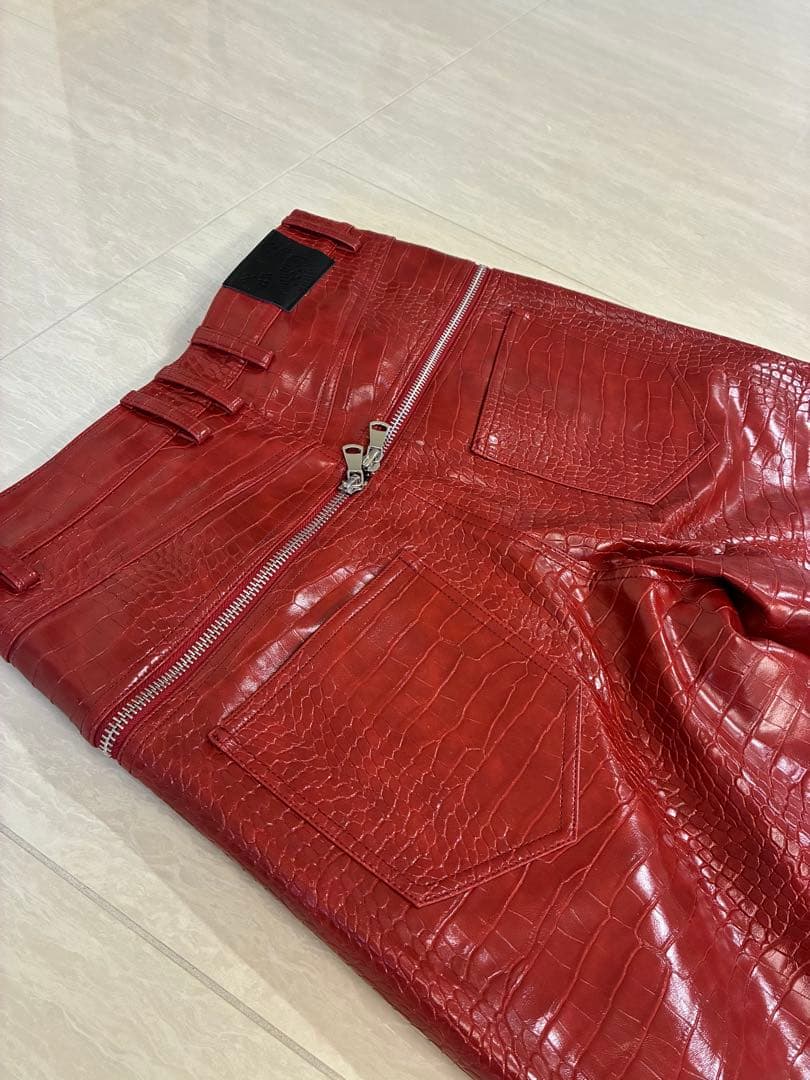 GOAR クロコレザーパンツ　新品　激レア品