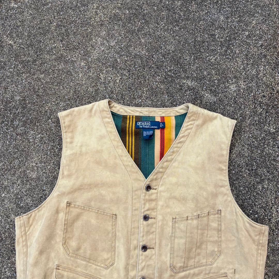 希少 90s POLO RalphLauren duck work vest