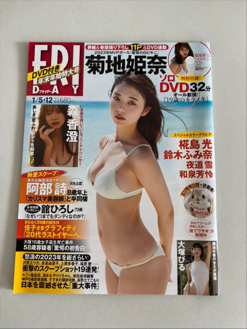 【送料込み】菊地姫奈 写真集・FRIDAY・週刊プレイボーイ