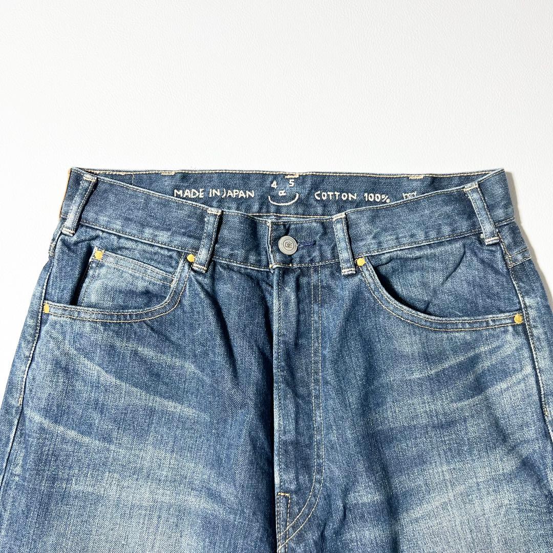 3451【美品】45R　ライ麦デニムのシャルロット5（焦）インディゴ 29