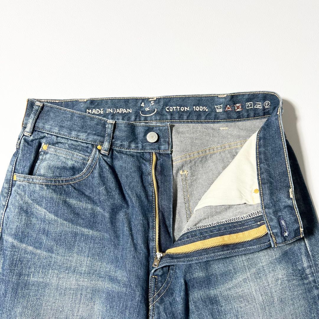 3451【美品】45R　ライ麦デニムのシャルロット5（焦）インディゴ 29