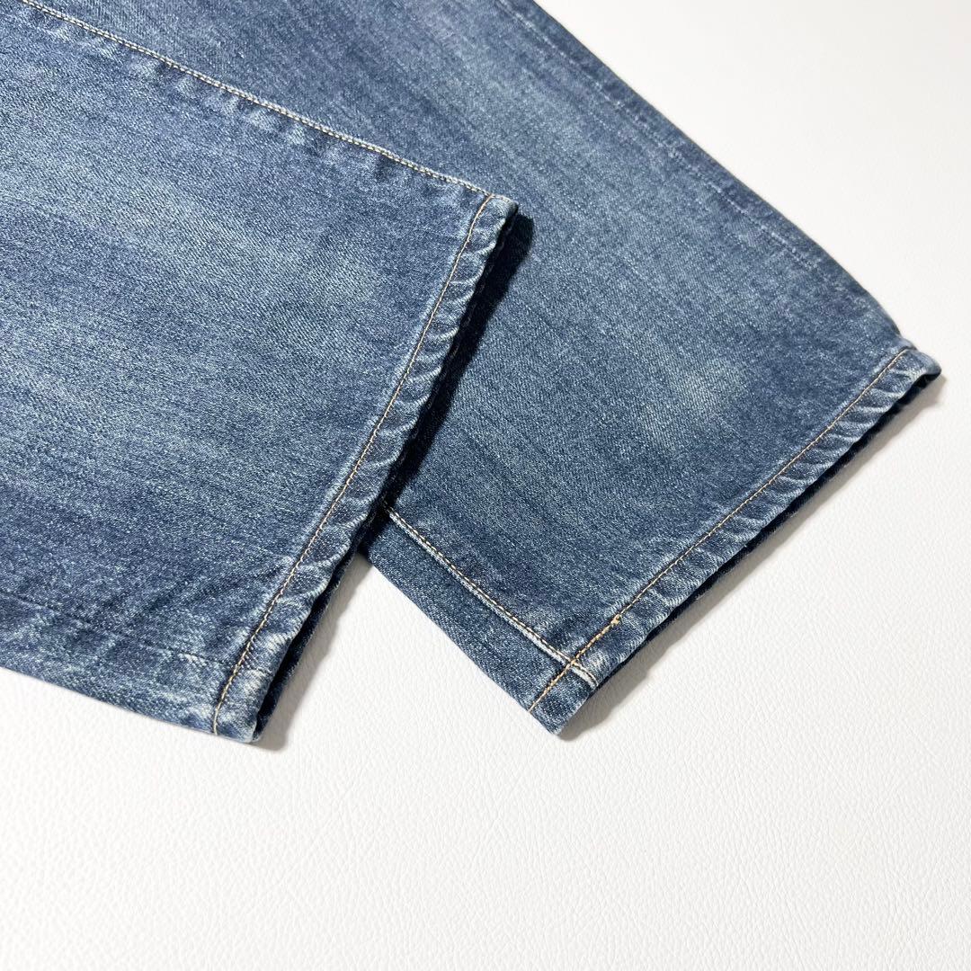 3451【美品】45R　ライ麦デニムのシャルロット5（焦）インディゴ 29