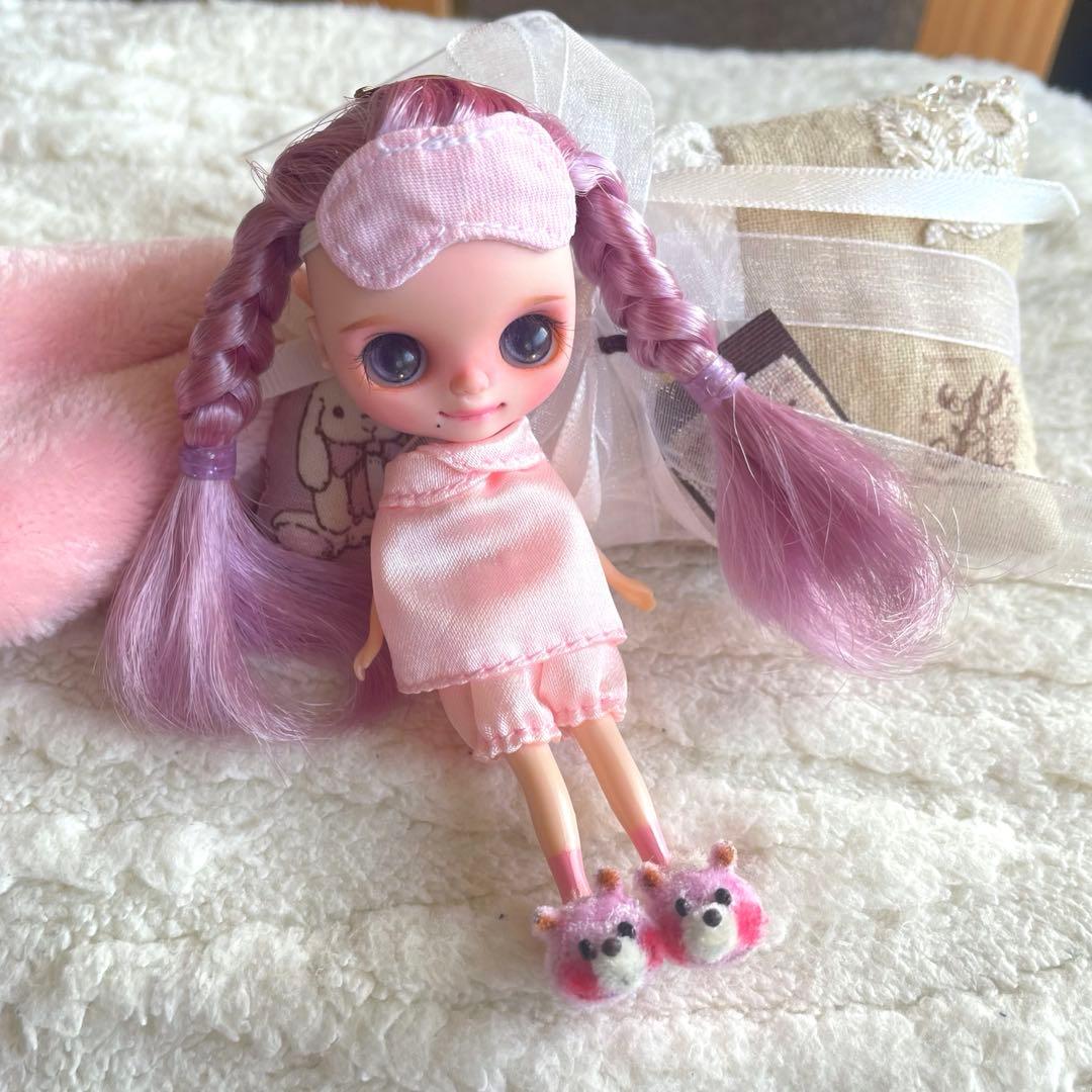 ♡おやすみ抱きつきうさたん　♡ちびくまさんルームシューズ　ドール靴　blythe