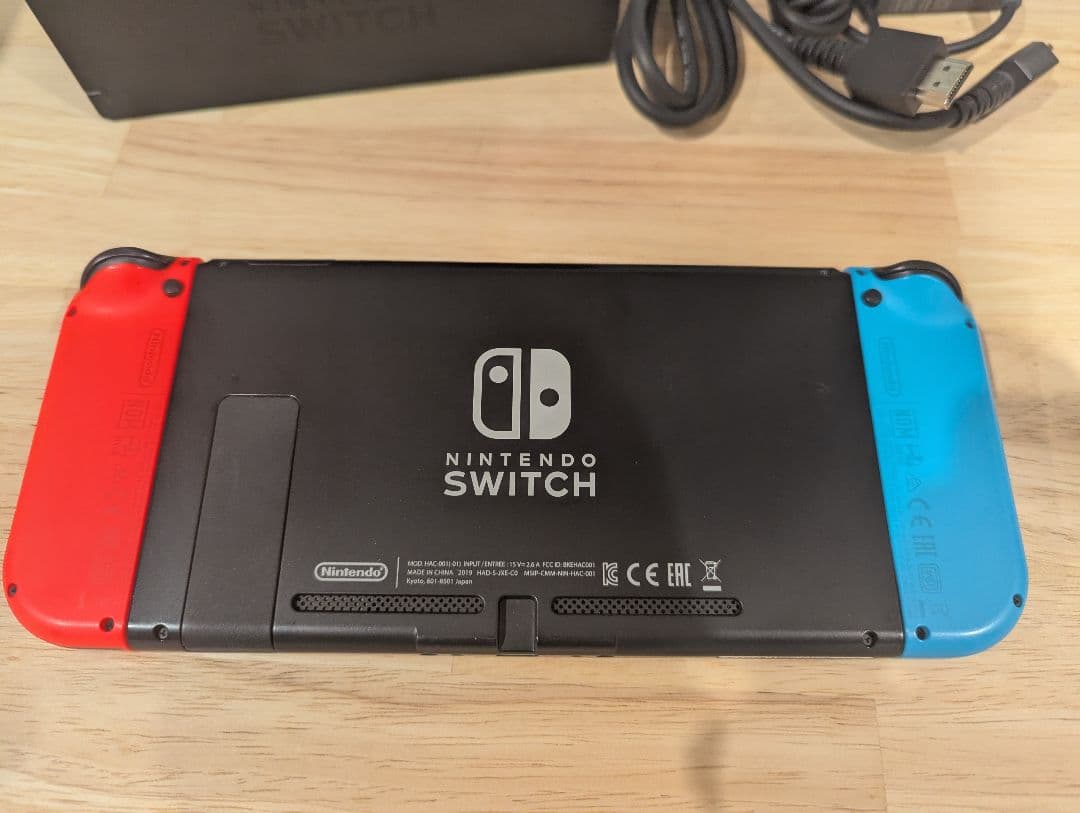 【動作良好】Nintendo Switch 本体 ネオンブルー/レッド 箱なし
