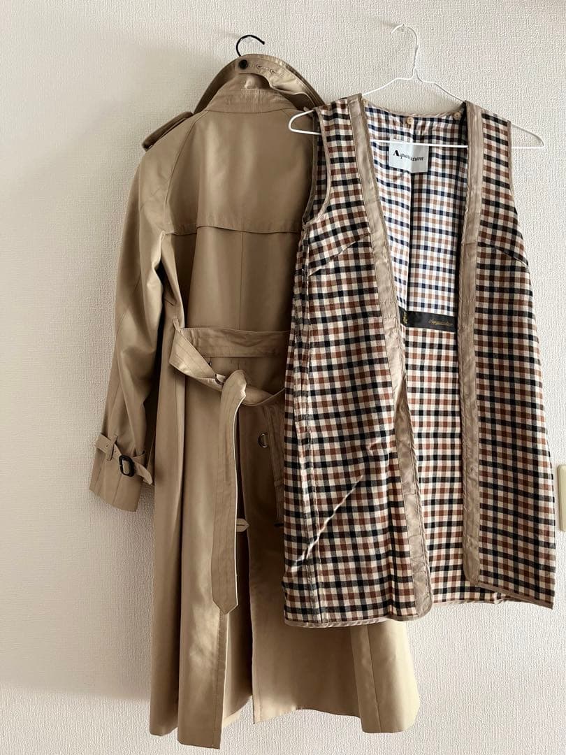 ✨極美品✨14万Aquascutum ベージュ トレンチコート
