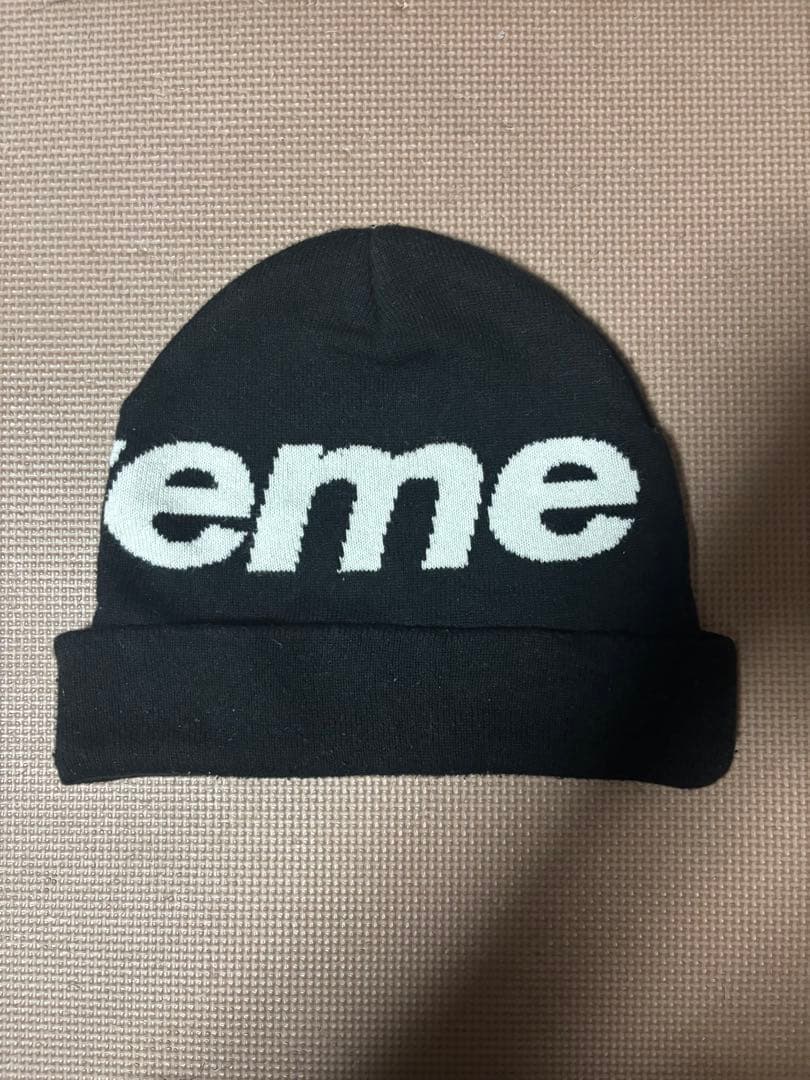 帽子 Supreme big logo beanie