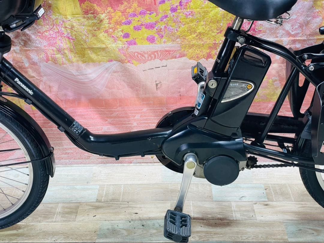 ZK3845 電動自転車 パナソニック ギュット 子供乗せ 20インチ 送料無料