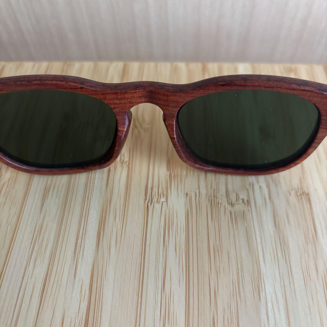 サラマリカ、WOODLOOK Paris 木製サングラス　レンズ傷あり