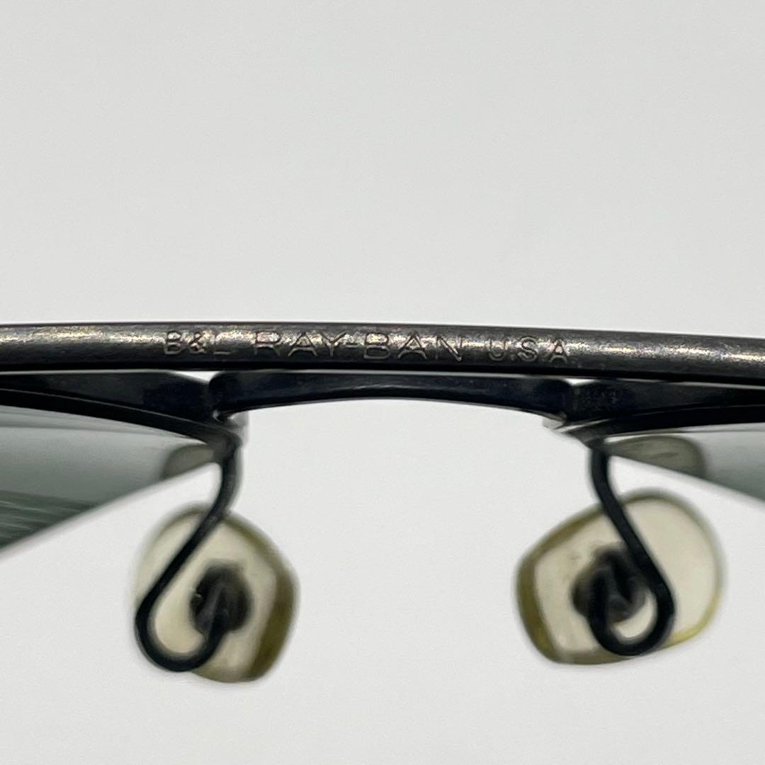 【美品】 B&L ボシュロム レイバン サングラス ブラックフレーム