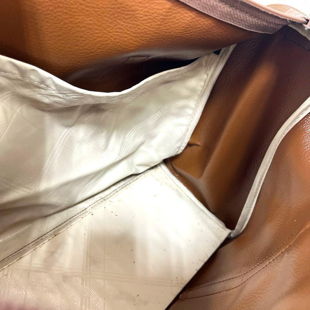 【正規品】ジバンシィ ナイロン×レザー ボストンバッグ ブラウン