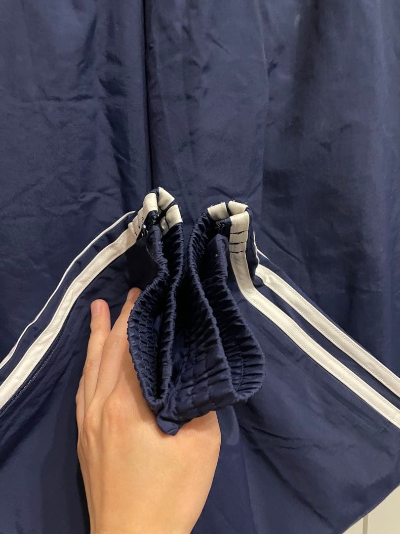 adidas ウーブン ファイヤーバード ナイロンジャケットパンツ 大きめサイズ