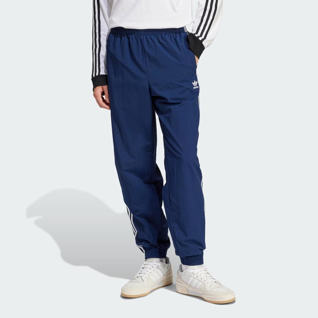 adidas ウーブン ファイヤーバード ナイロンジャケットパンツ 大きめサイズ