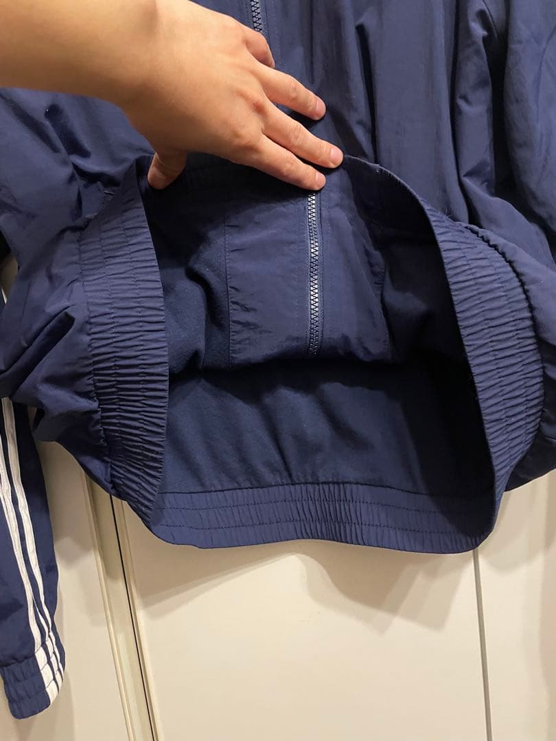 adidas ウーブン ファイヤーバード ナイロンジャケットパンツ 大きめサイズ