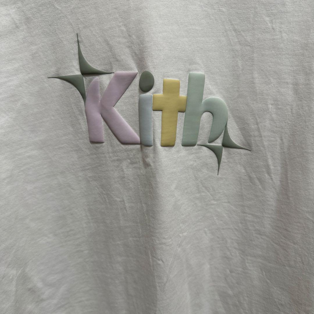 『試着のみ』KITH SWASH LOGO ホワイト　Tシャツ