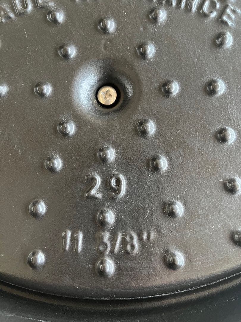 STAUB LA COCOTTE 黒 オーバル鍋　29cm ブラック