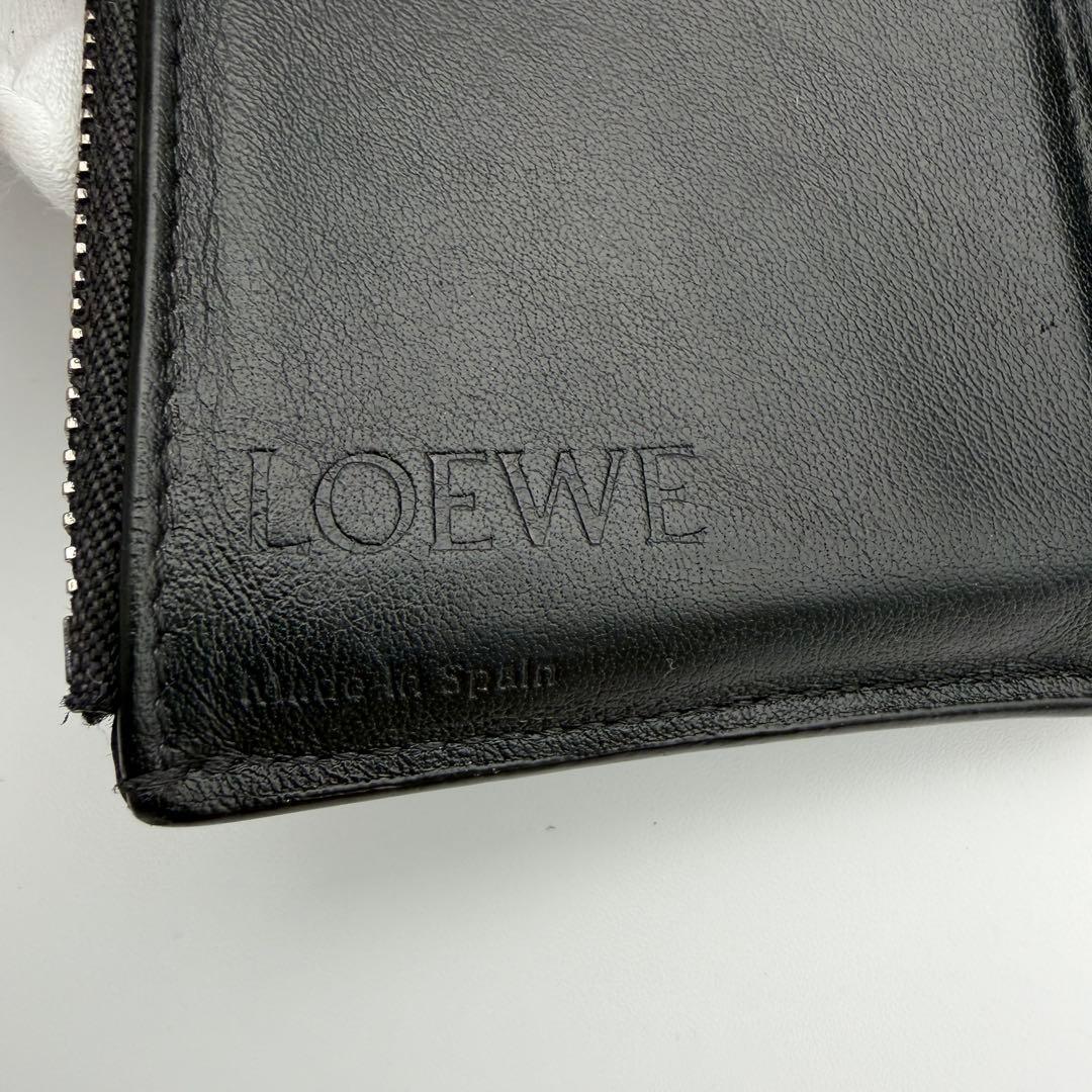 ま*な様 ロエベ LOEWE 財布 スモールバーティカルウォレット ファスナー