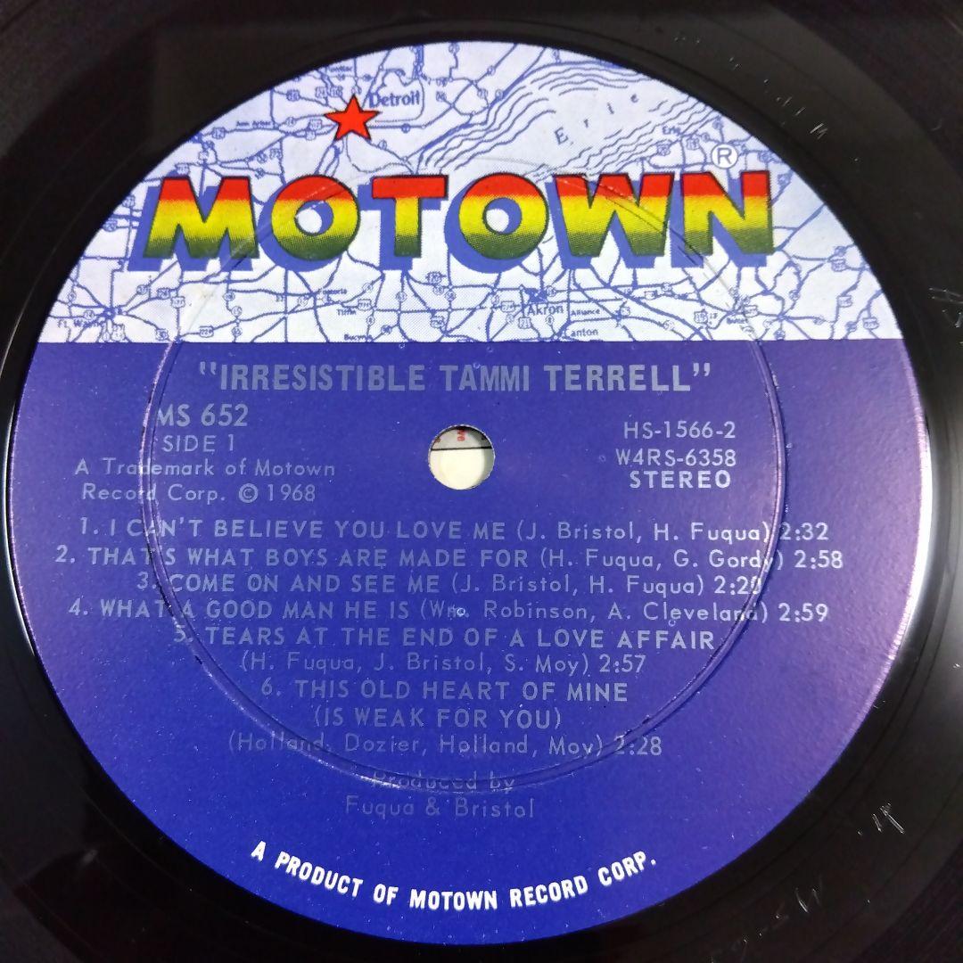 Tammi Terrell Irresistible レコード　　そ超レア盤