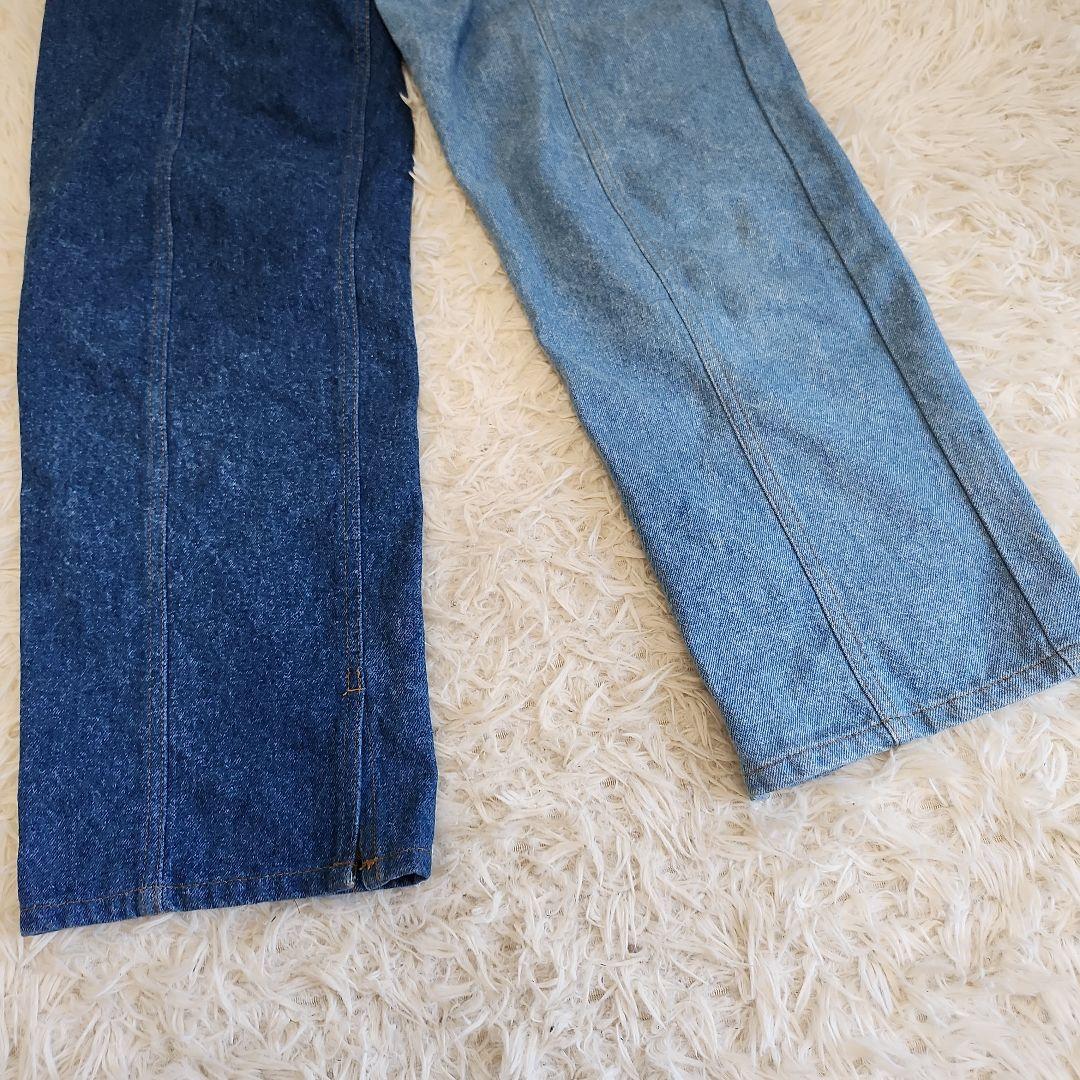 【美品】定価2.4万　メゾンスペシャル　バイカラー デニムパンツ　38
