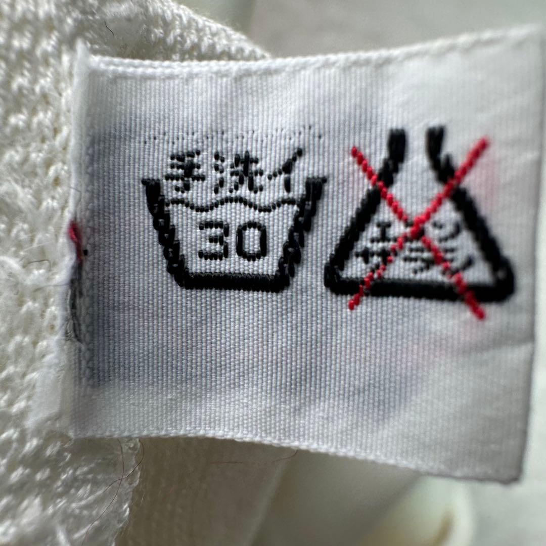 希少 ドルガバ DGロゴ ホワイトノースリーブワンピース 44 伊勢丹 XL