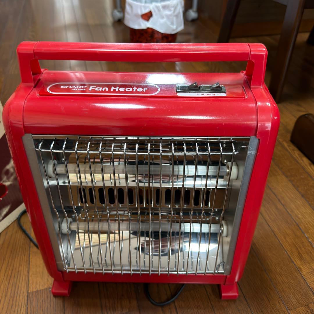 SHARP HX-84F ファンヒーター 赤 昭和レーター