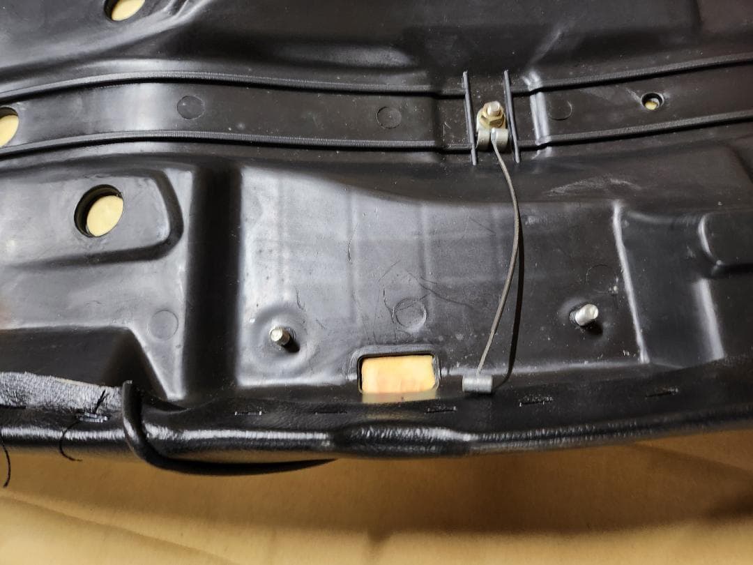 美品★CBX400F 550　タックロール シート 黒 皮 /完成品 あんこ抜き