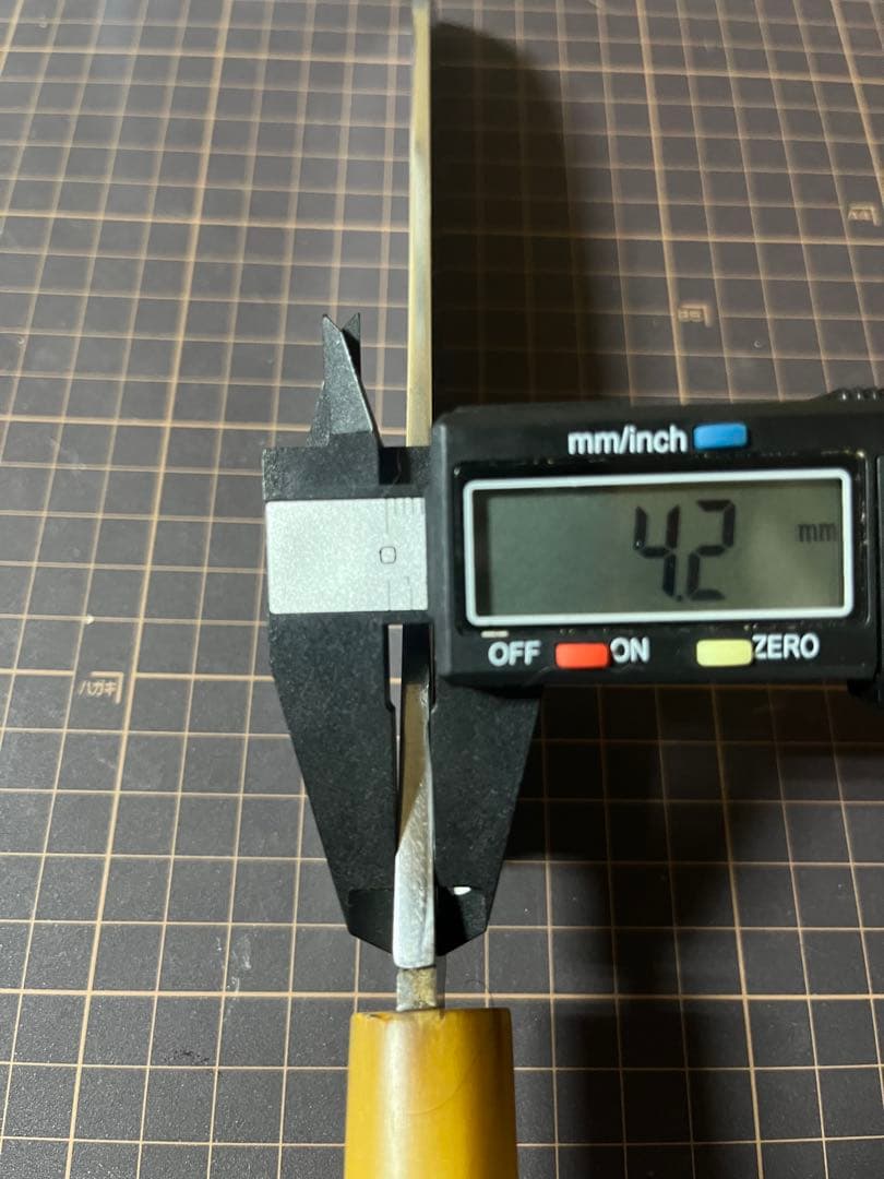 正直 鎌形 むきもの 薄刃包丁 白水牛 白鋼 刃渡り21cm 研ぎ済み 包丁
