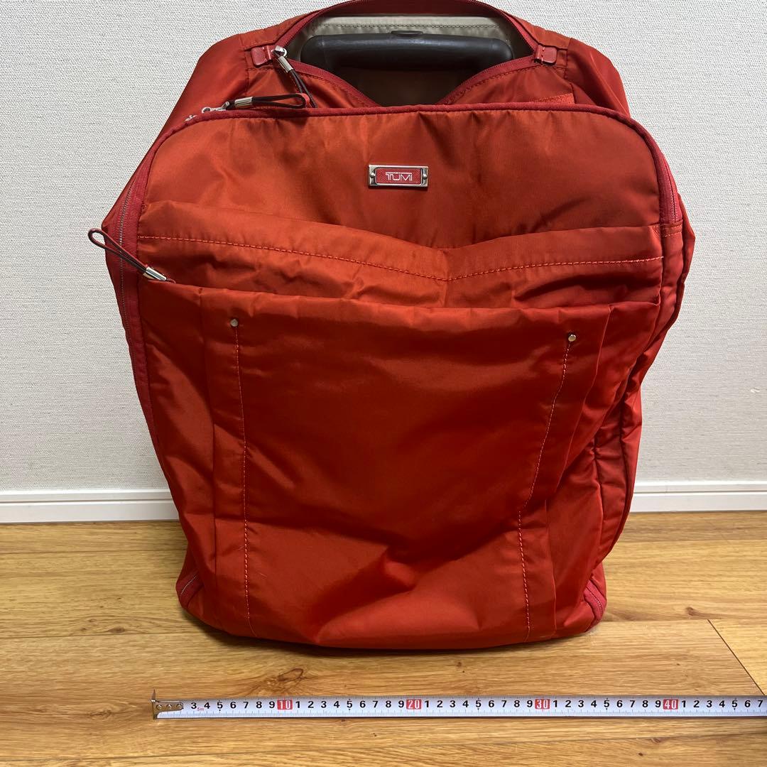 TUMI オレンジ色 キャリーカート 約50cm