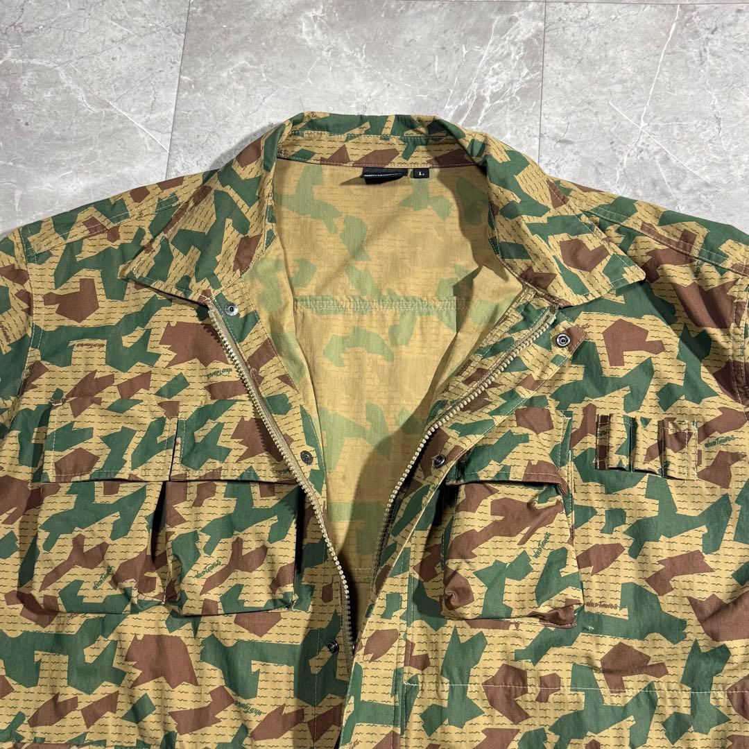 【美品】WILD THINGS 迷彩 コンバットジャケット　L 短丈 カモフラ