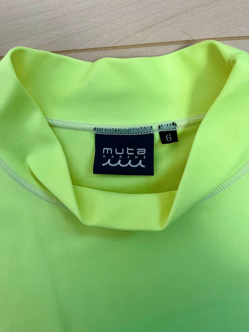 MUTA MARINE クールタッチ モックネックシャツ イエロー L