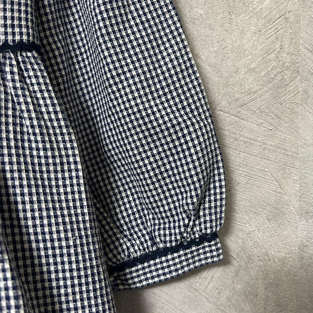 美品 セリーヌ CELINE チェック柄 ワンピース 95cm キッズ ベビー
