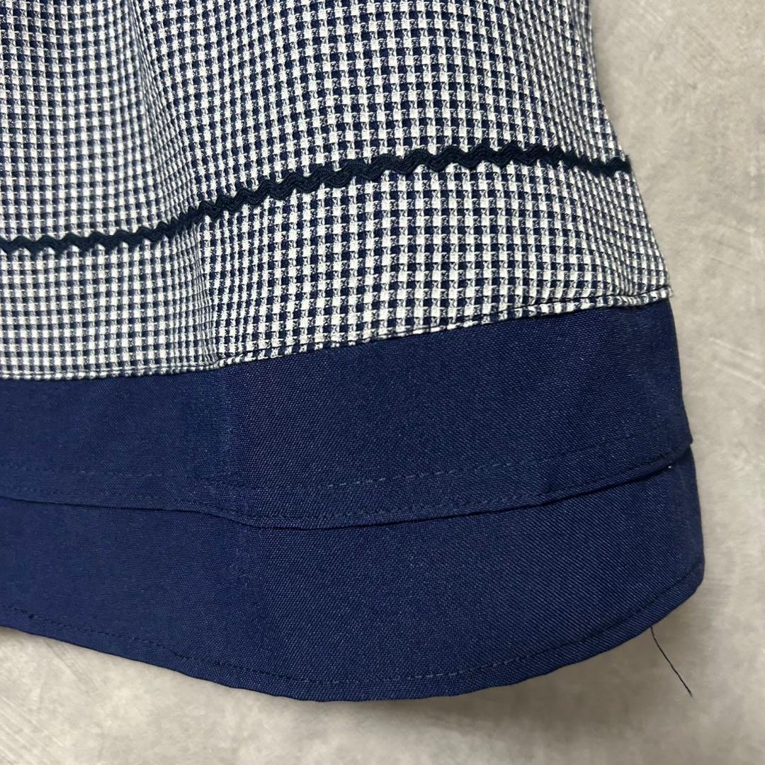 美品 セリーヌ CELINE チェック柄 ワンピース 95cm キッズ ベビー