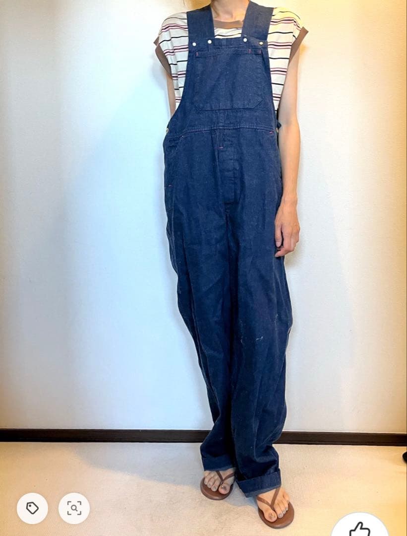 ＜WHITE FIELD × 6(ROKU) ＞OVERALL/オーバーオールM